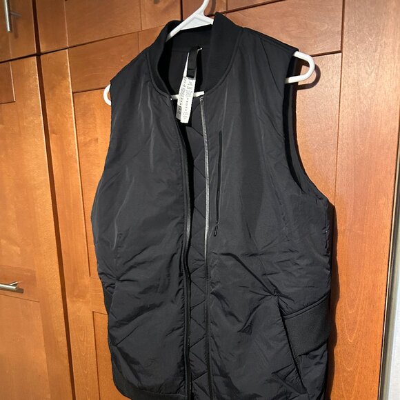 Lululemon Women’s Long Insulated Bomber Vest Sz 6 Black New